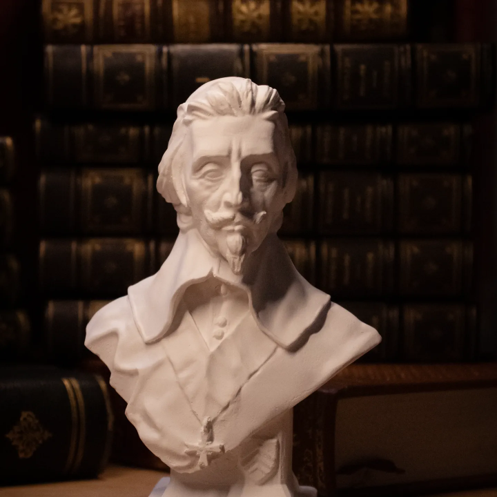 Petit buste du Cardinal Richelieu – XVIIᵉ siècle