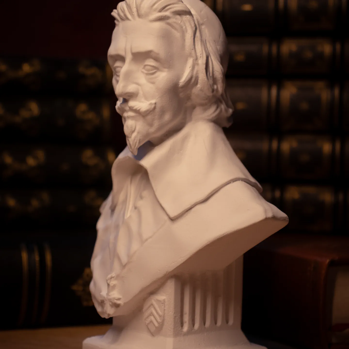 Petit buste du Cardinal Richelieu – XVIIᵉ siècle
