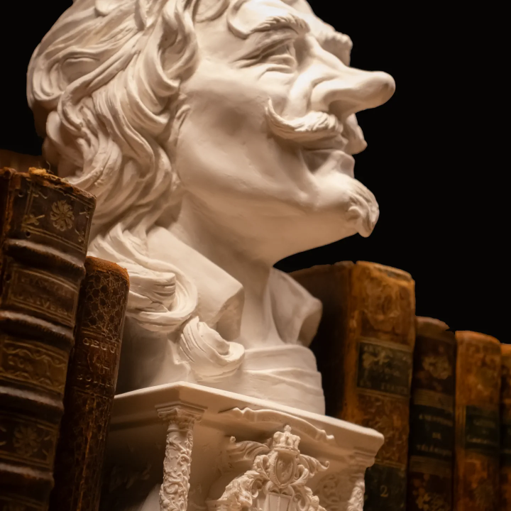 Grand buste de Cyrano de Bergerac – XVIIᵉ siècle