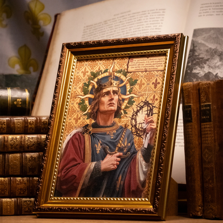 Portrait du roi Louix IX – Saint Louis (A5)