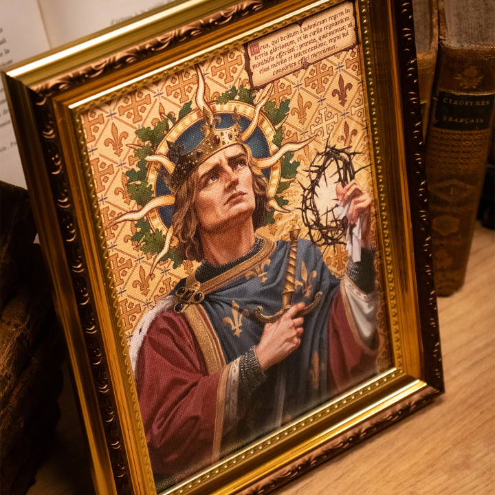 Portrait du roi Louix IX – Saint Louis (A5)