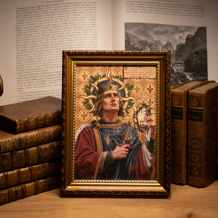 Portrait du roi Louix IX – Saint Louis (A5)
