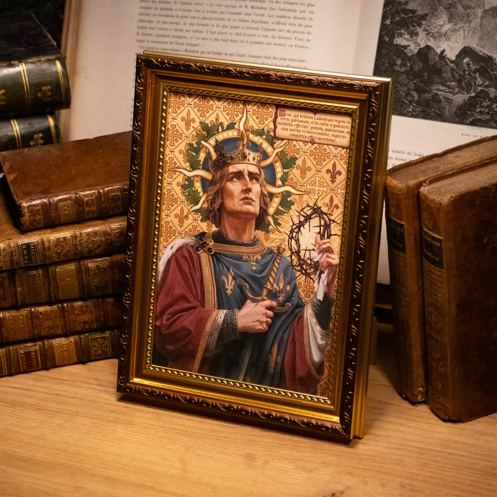 Portrait du roi Louix IX – Saint Louis (A5)