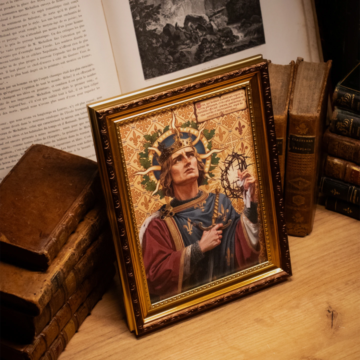 Portrait du roi Louix IX – Saint Louis (A5)