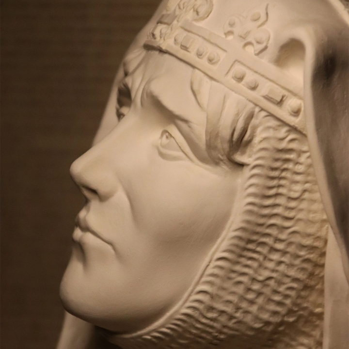 Grand buste de Baudouin IV de Jérusalem | Atelier Mezzadri