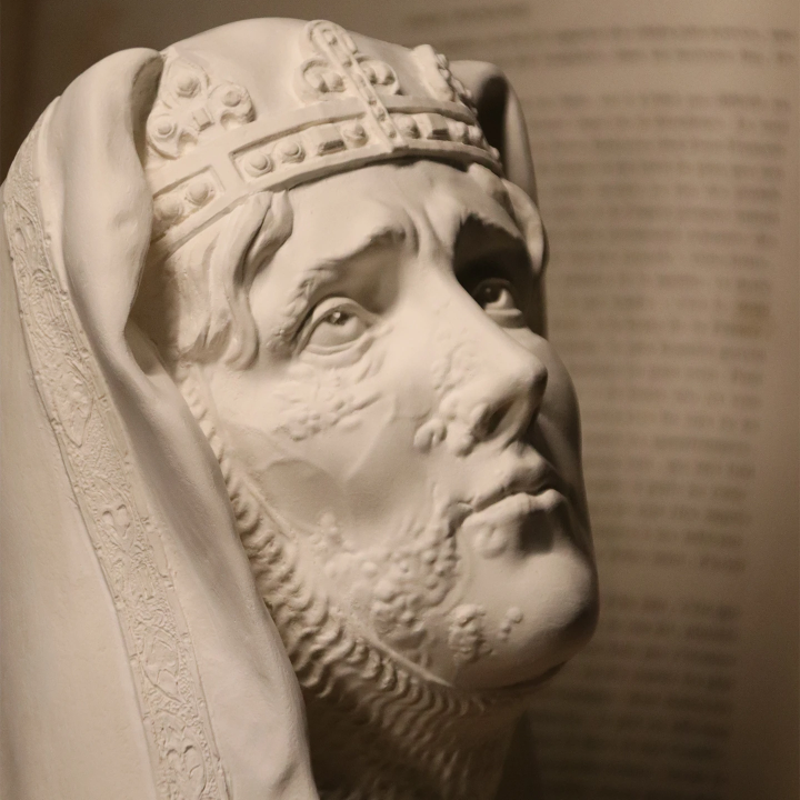 Grand buste de Baudouin IV de Jérusalem | Atelier Mezzadri