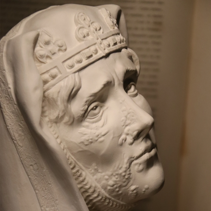 Grand buste de Baudouin IV de Jérusalem | Atelier Mezzadri