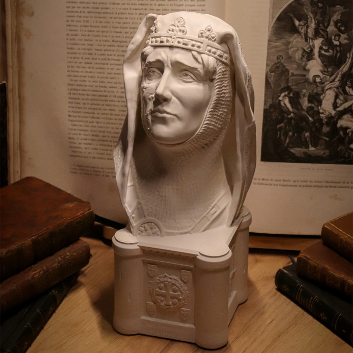 Grand buste de Baudouin IV de Jérusalem | Atelier Mezzadri