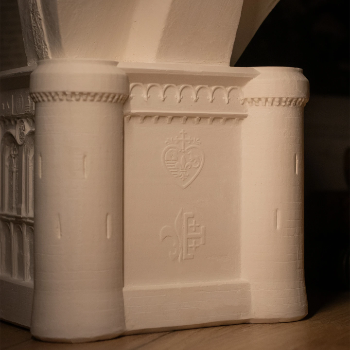 Grand buste de Baudouin IV de Jérusalem | Atelier Mezzadri