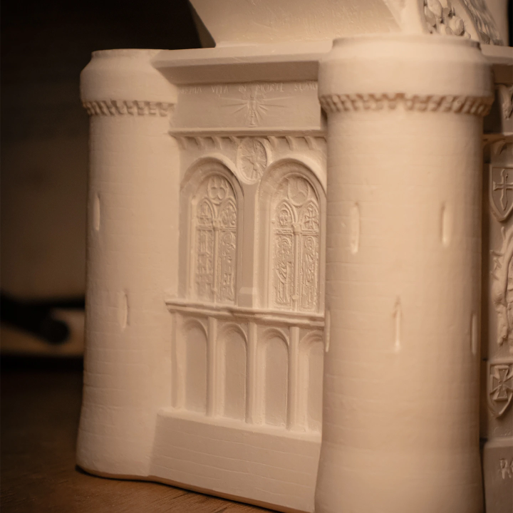 Grand buste de Baudouin IV de Jérusalem | Atelier Mezzadri